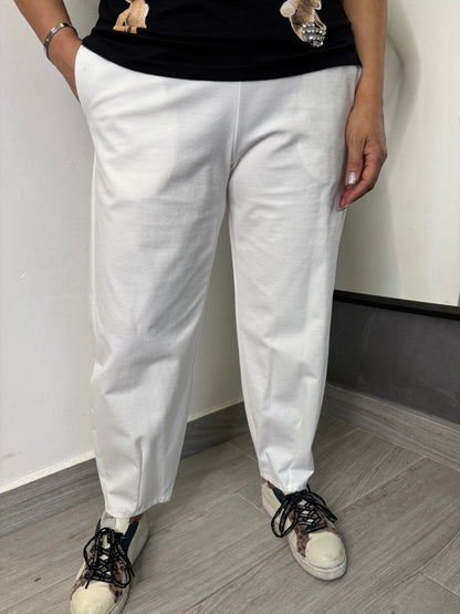 Pantalone Wendy Slim Bianco