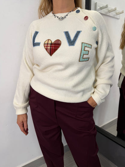 Maglione Burro Love
