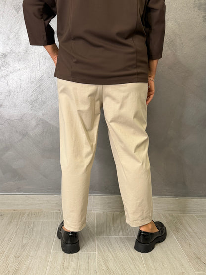 Pantalone Sun Agata Beige