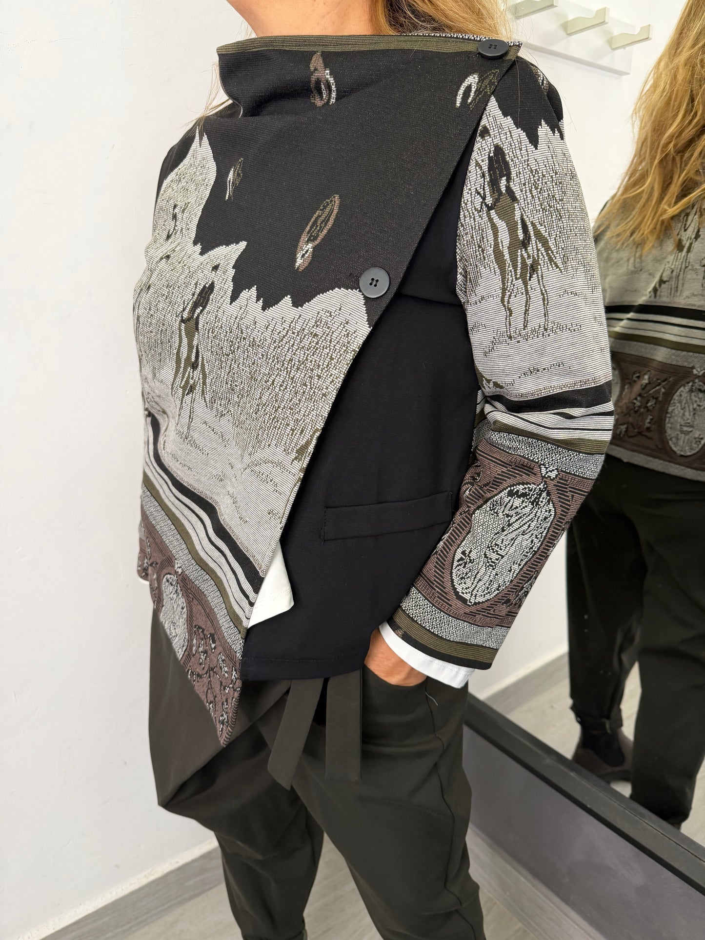 Giacca Sun Fantino Verde/Grigia