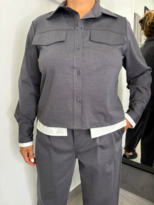 Camicia Sun Jason Grigio Scuro