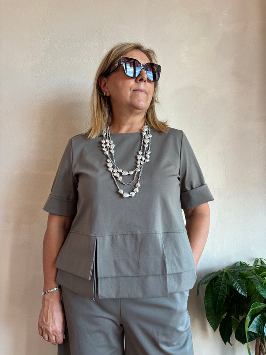 Casacca Sun Cindy Verde Militare