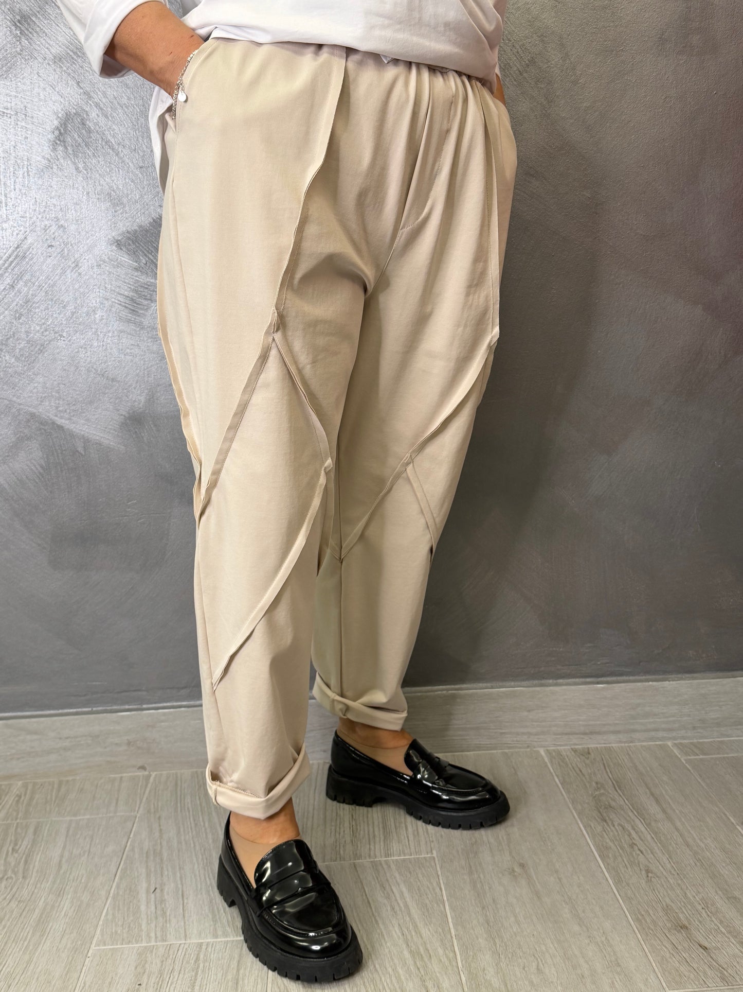 Pantalone 158C Micol Beige