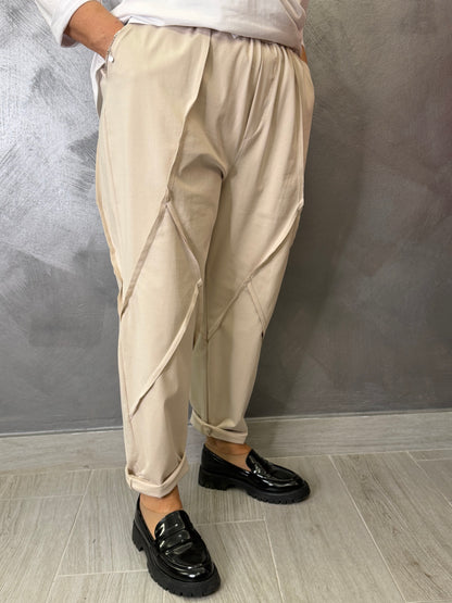 Pantalone 158C Micol Beige
