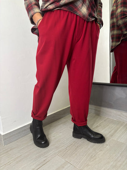 Pantalone 158C Tea Bordeaux
