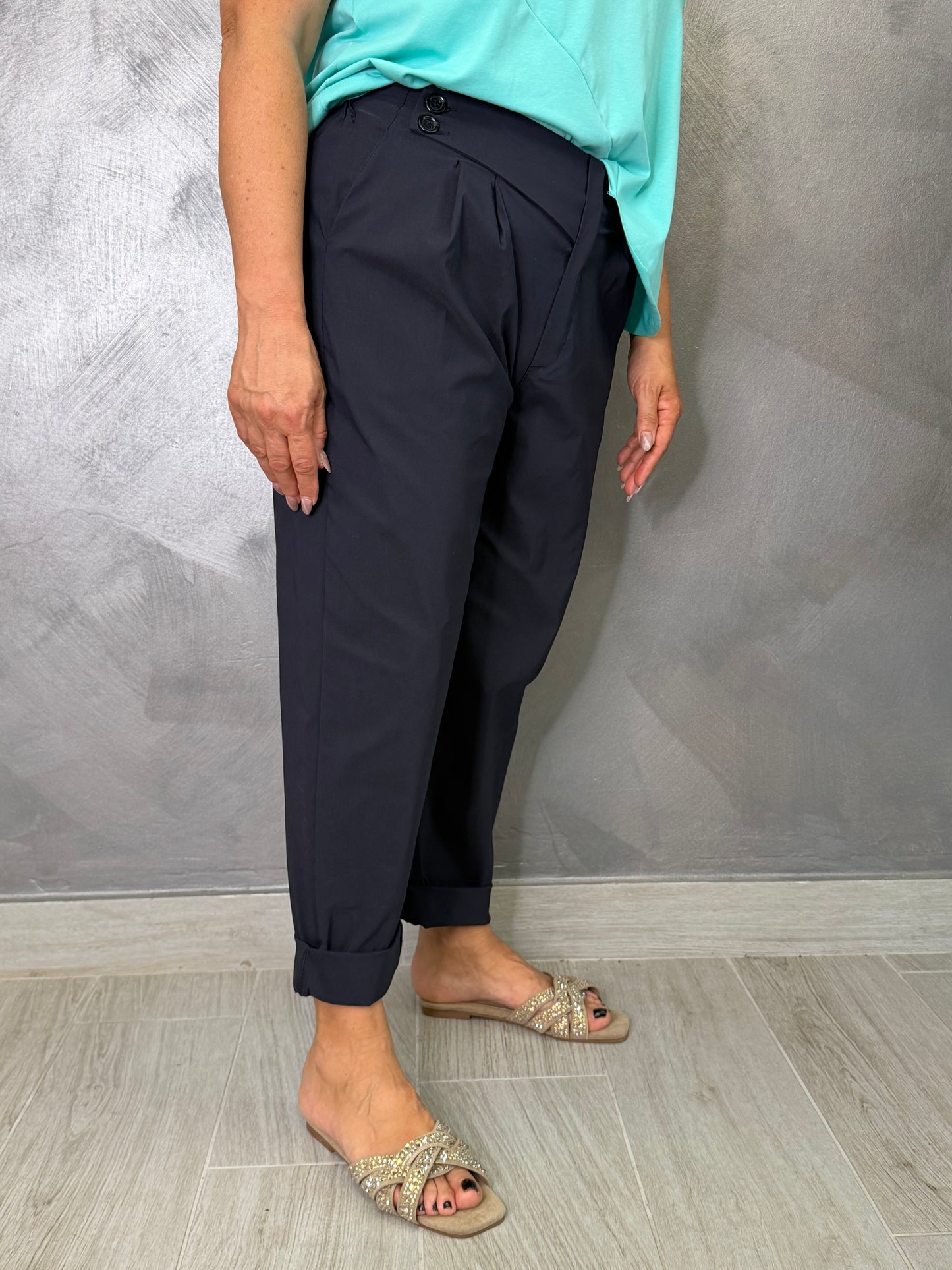 Pantalone 158C Ambra Blu