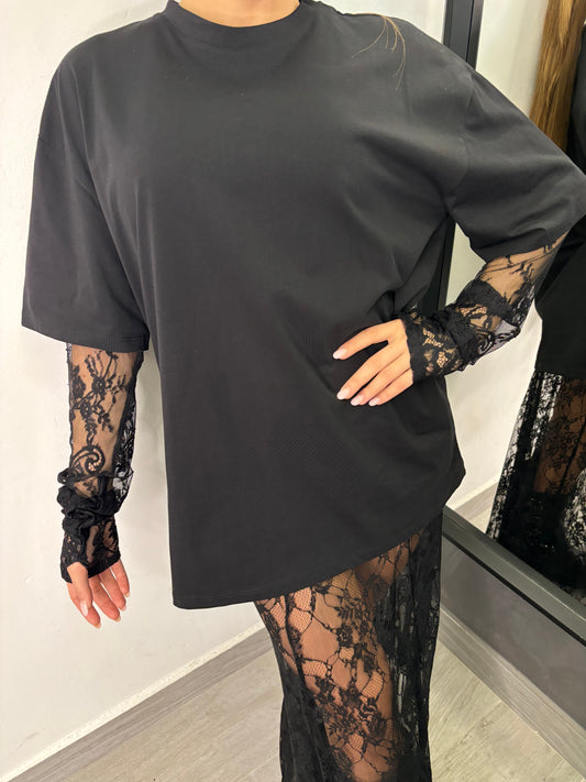 T-shirt Pizzo Vicolo Nera