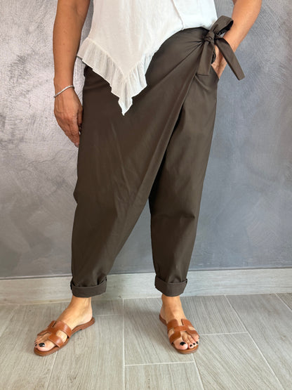 Pantalone Sun Pareo Summer Marrone