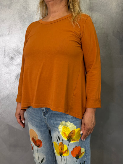 T-Shirt Casual Wendy Ruggine