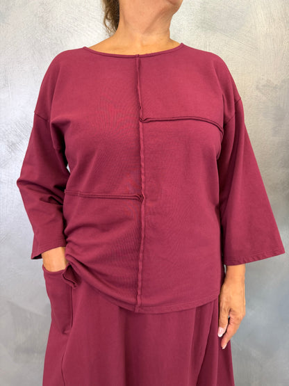 Maglia Sun Nerissa Bordeaux