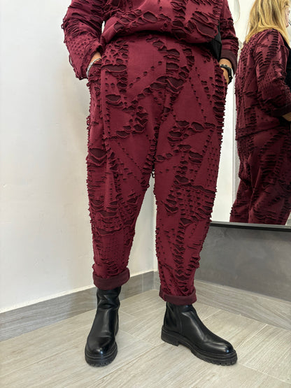 Pantalone Sun Adele Bordeaux