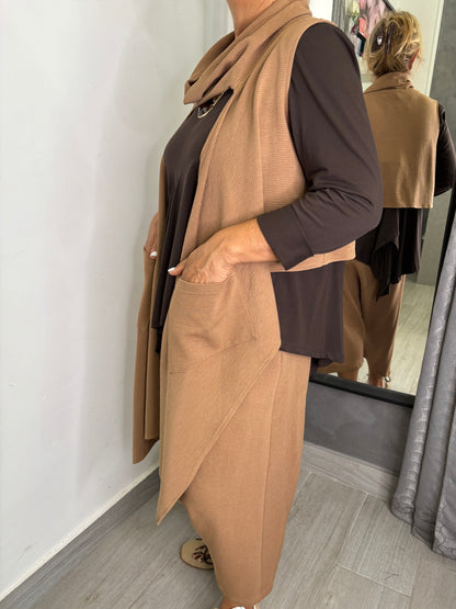 Gilet Wendy Morgan  Cammello