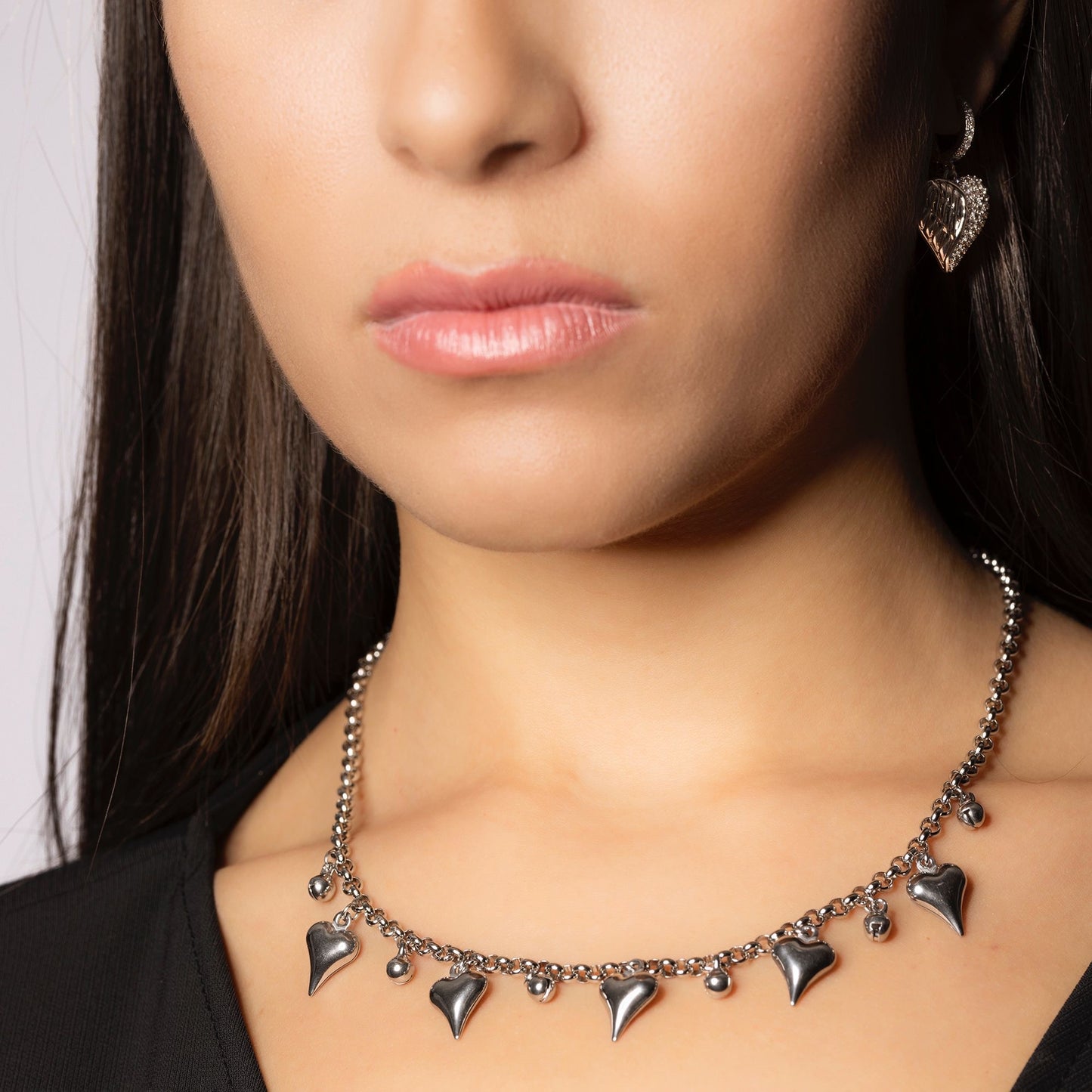 Collana Cuori Pendenti