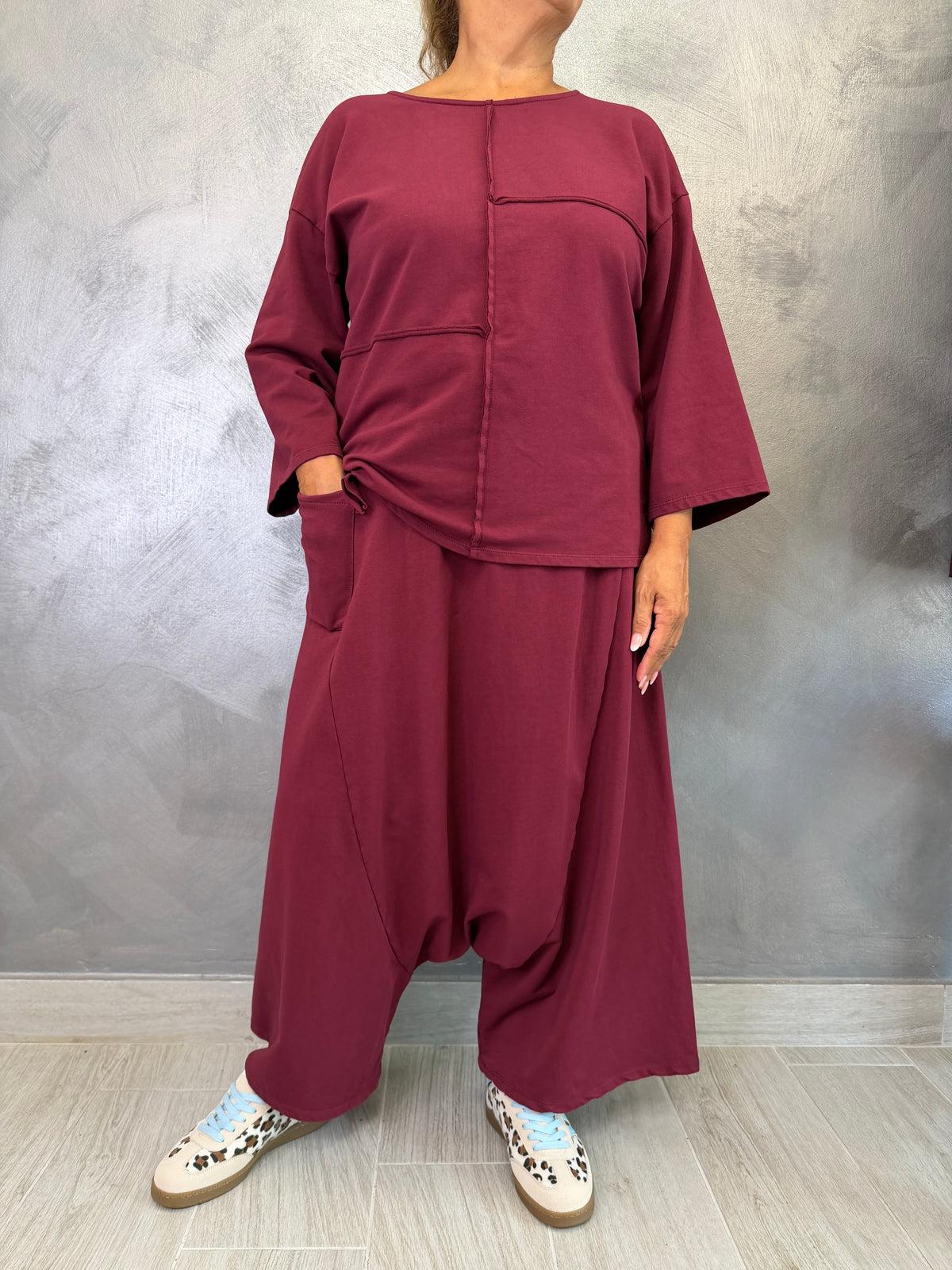 Pantalone Sun Nerissa Bordeaux