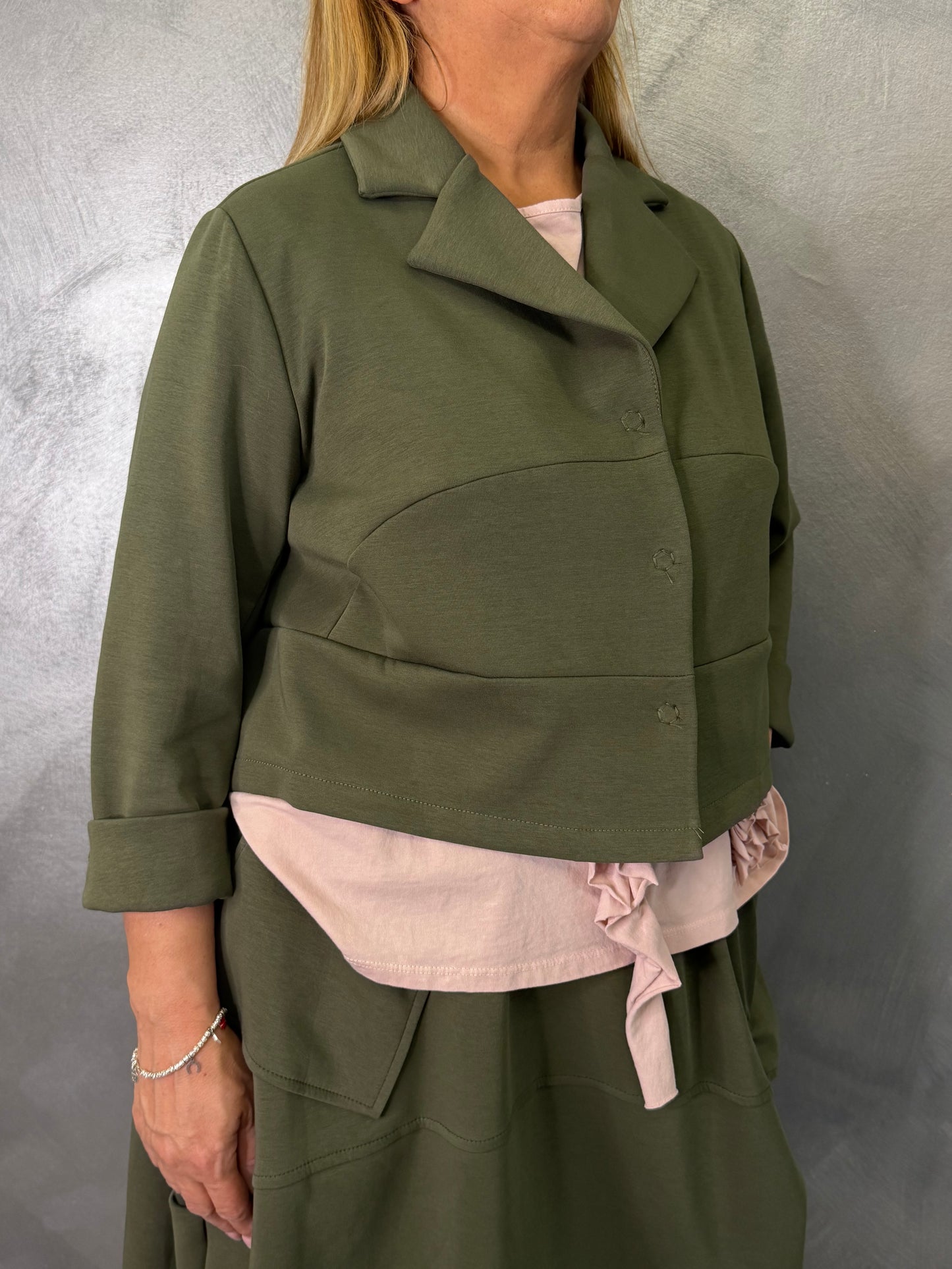 Giacca Wendy Sara Verde Militare