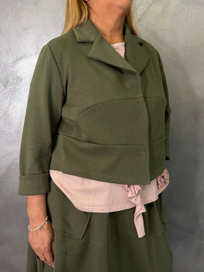 Giacca Wendy Sara Verde Militare