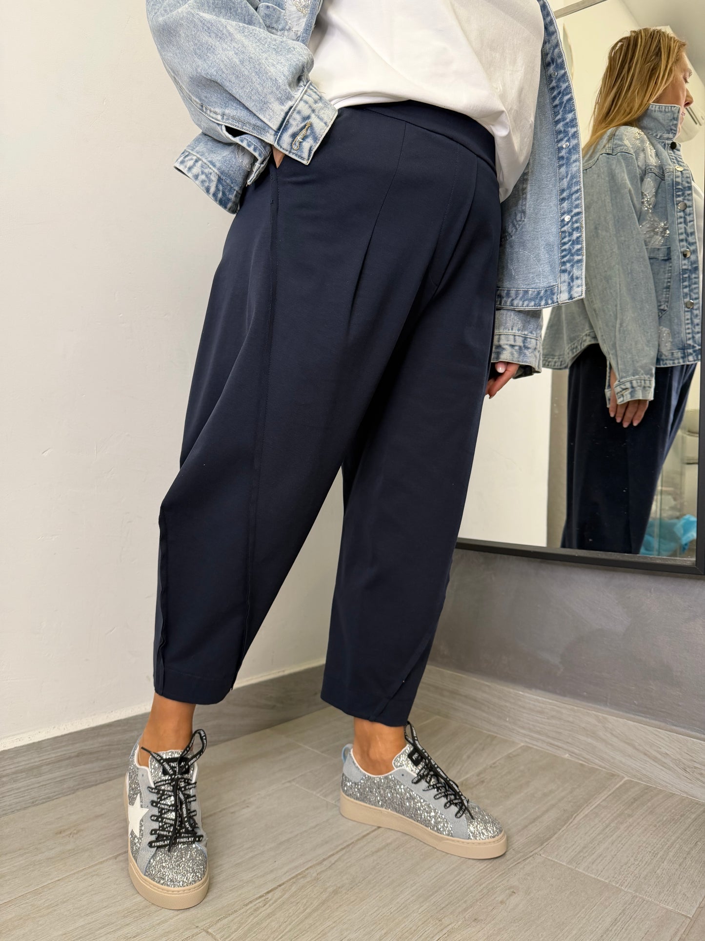 Pantalone Wendy Balloon Blu