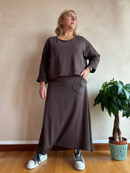 Panta-gonna Sun Angie Cioccolato