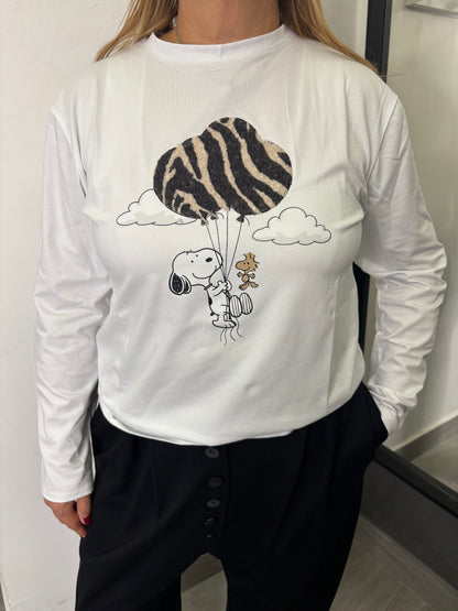 Maglietta Palloncino Bianca