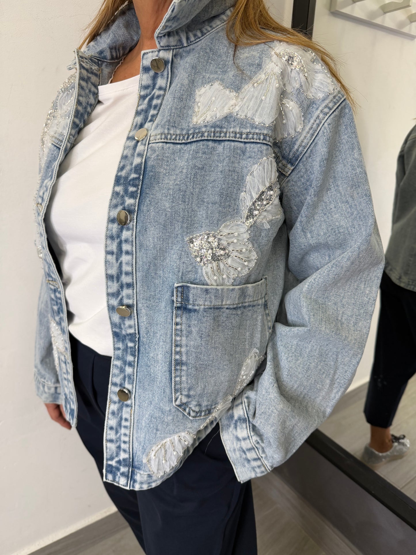 Giubbotto Jolanda Jeans Chiaro