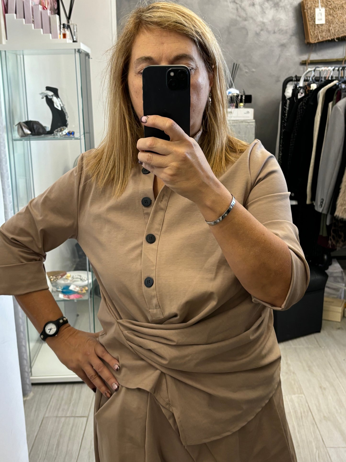 Casacca Sun Andrew Beige Scuro