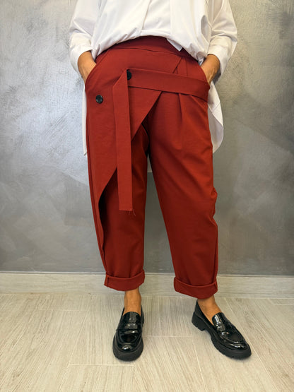 Pantalone 158C Rubina Ruggine