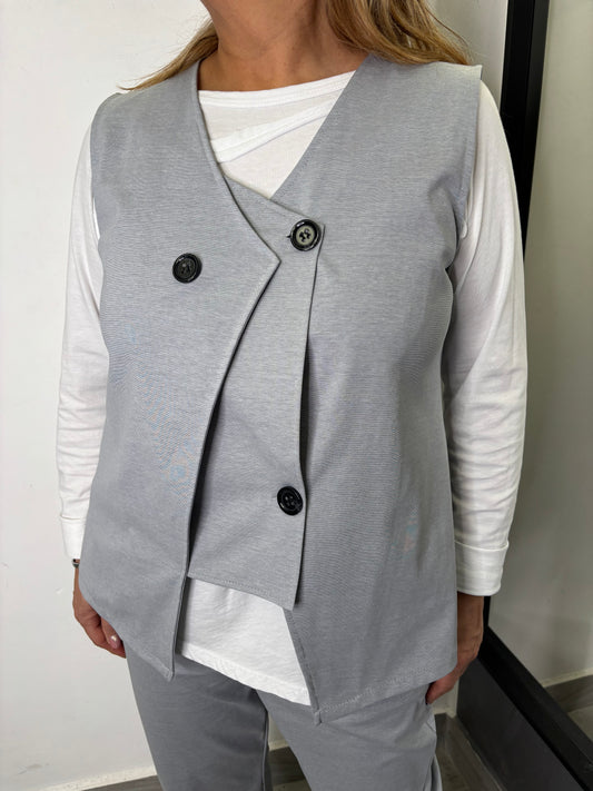 Gilet 158C Ely Grigio