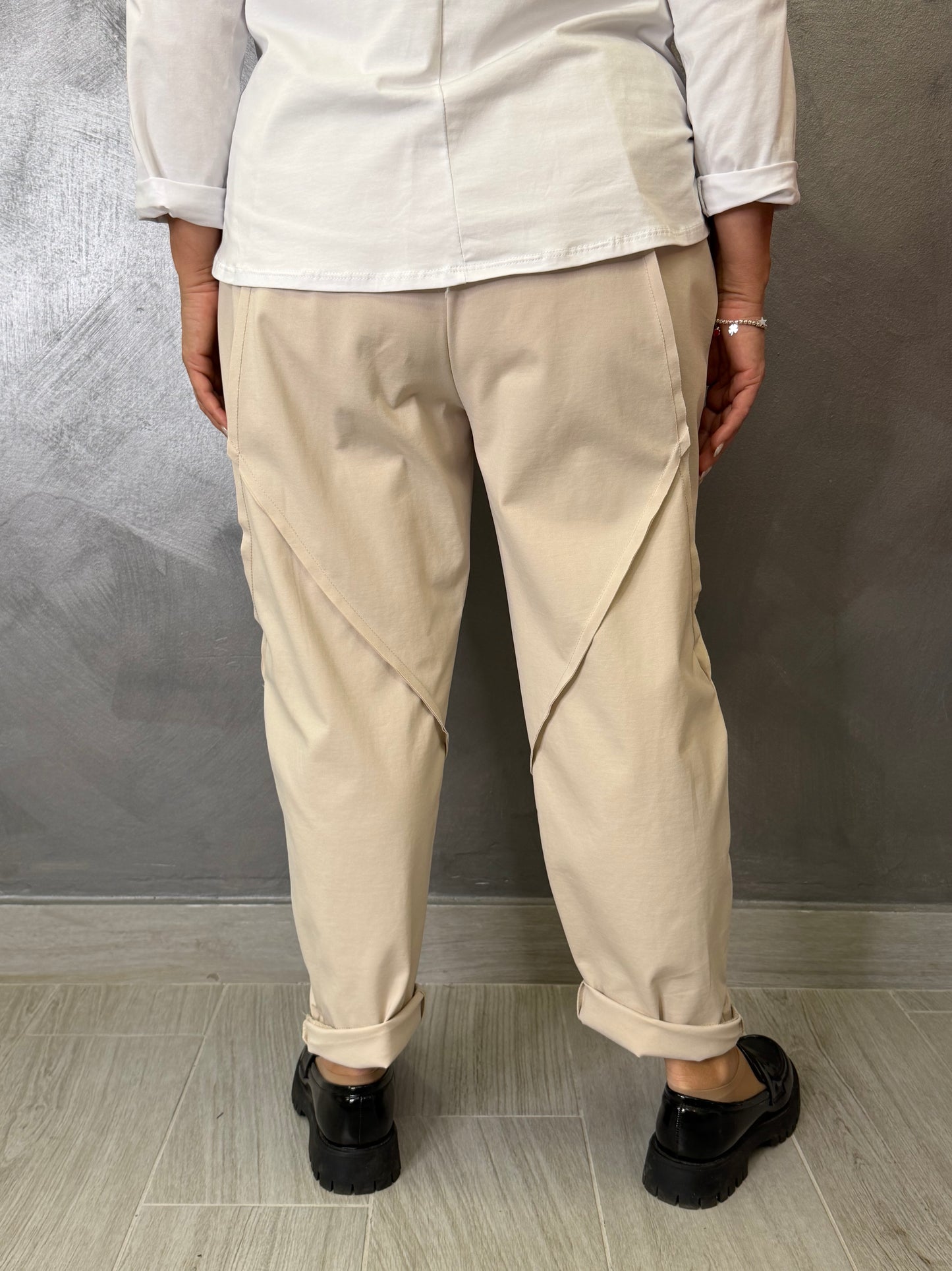 Pantalone 158C Micol Beige