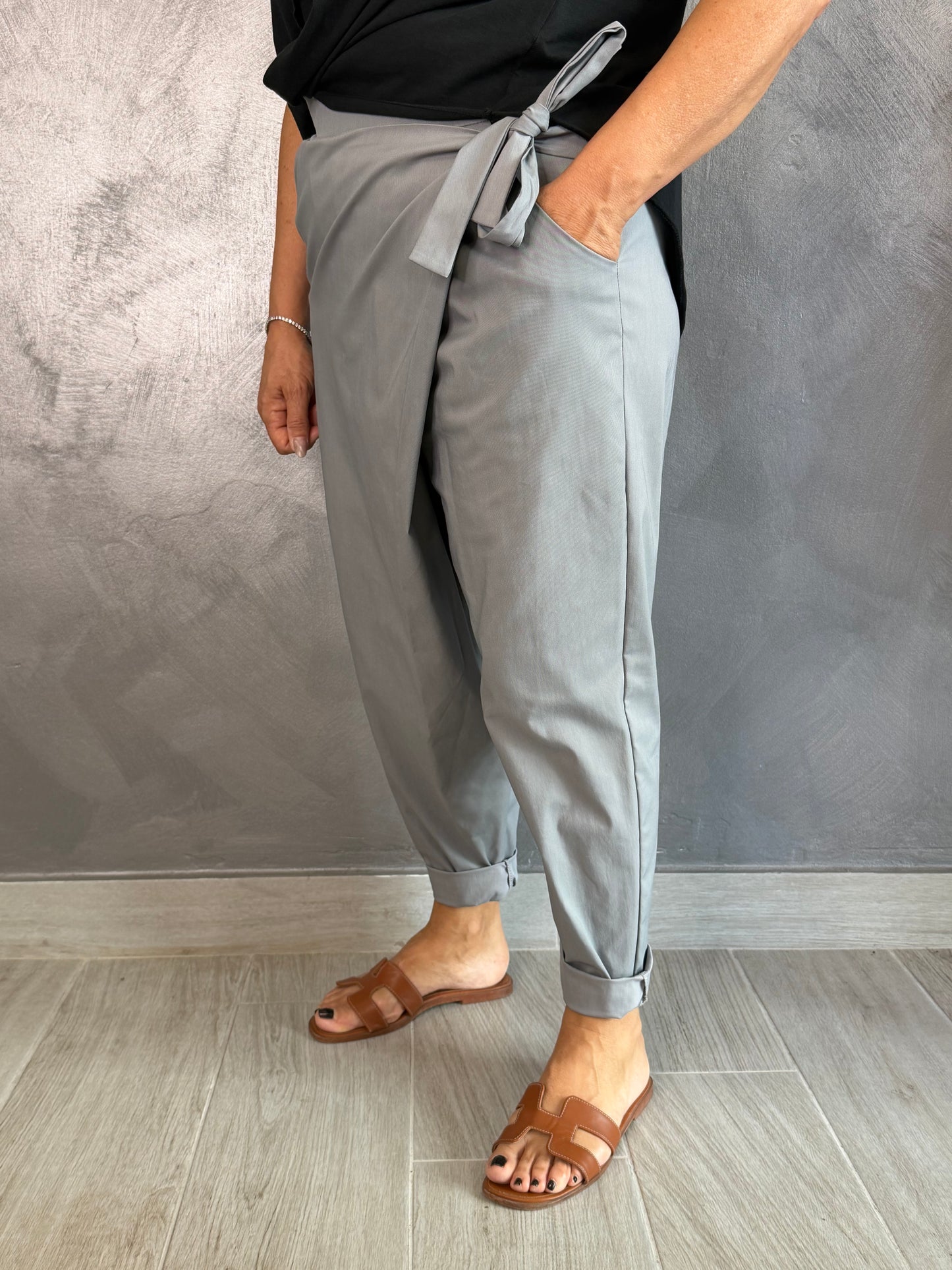 Pantalone Sun Pareo Summer Grigio