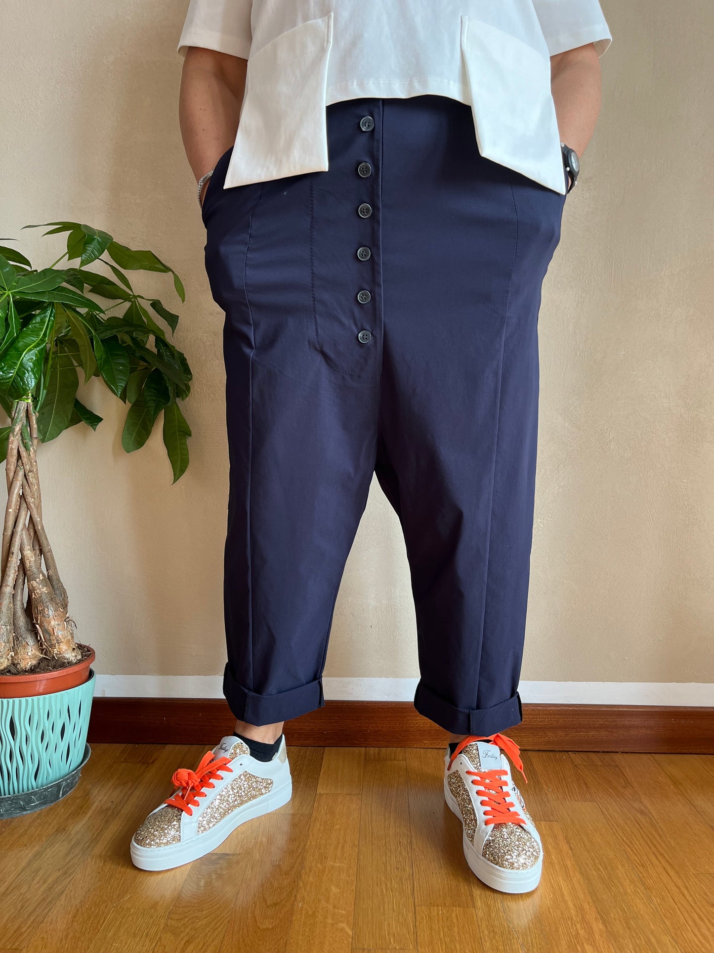 Pantalone Sun Florinda Blu