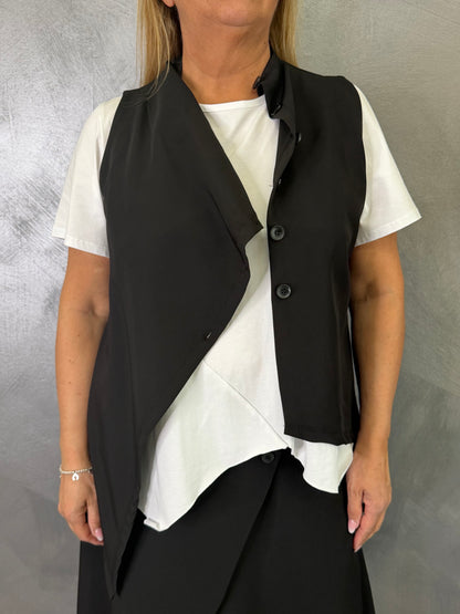 Gilet Aurea Nero