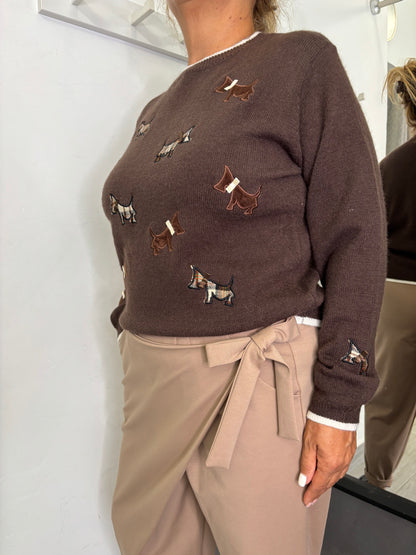 Maglioncino Bassotto Marrone