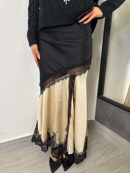 Gonna Saten Burro Vicolo