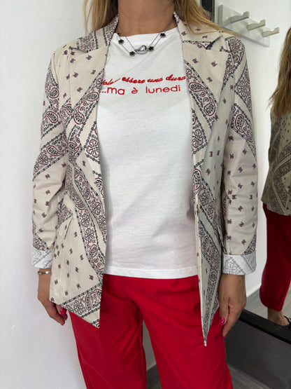 T-shirt Volevo essere una dura …(rossa)
