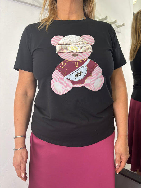 T-shirt Teddy Nera