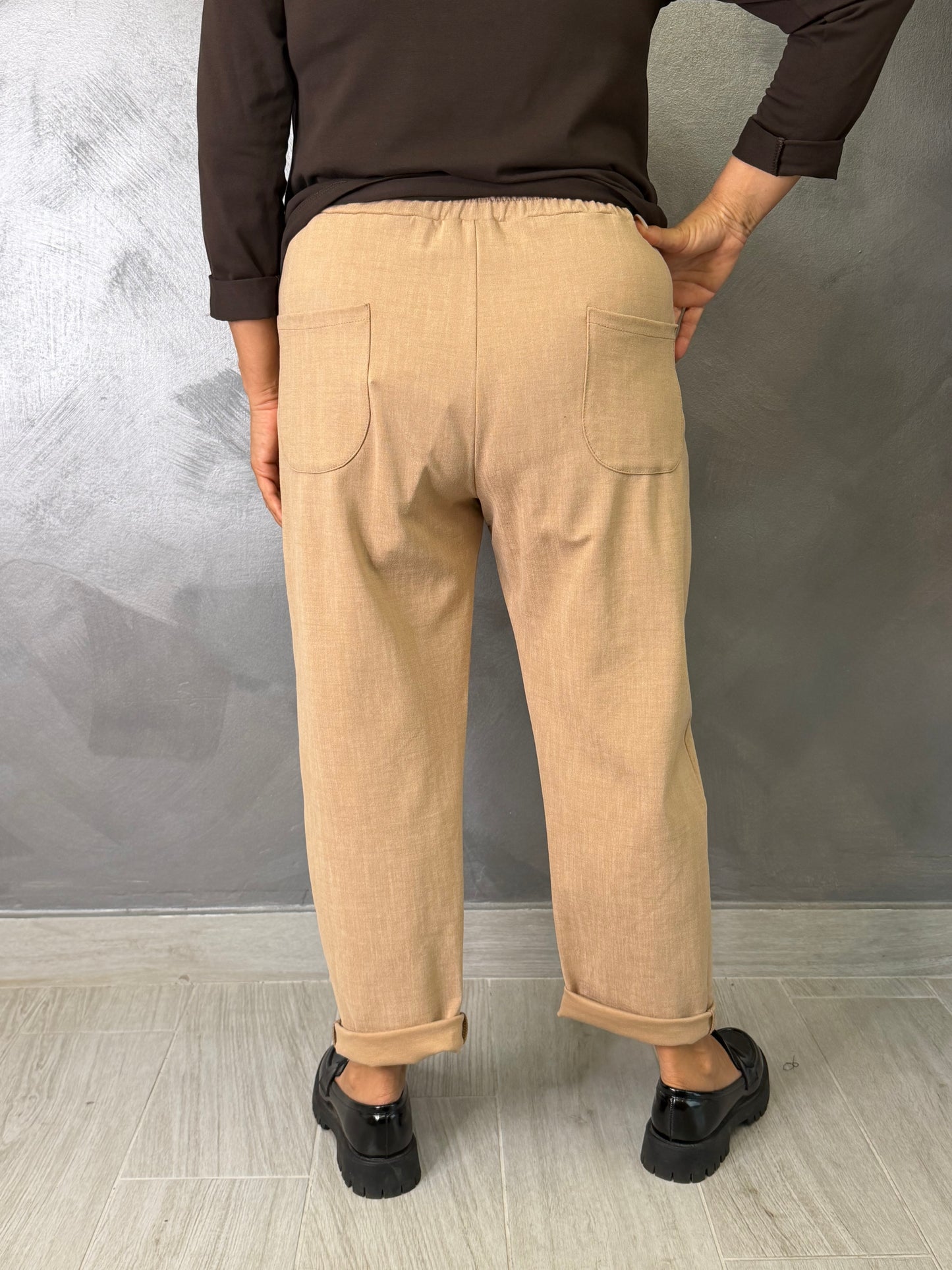 Pantalone 158C Emily Beige