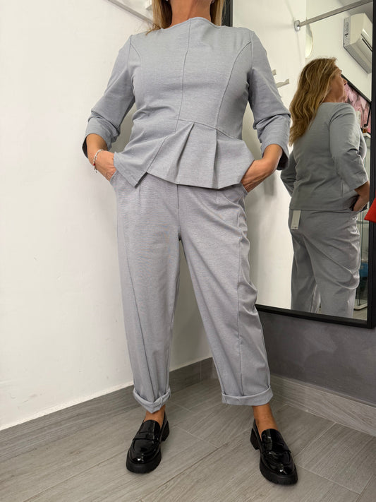 Pantalone Sun Olivia Grigio Chiaro