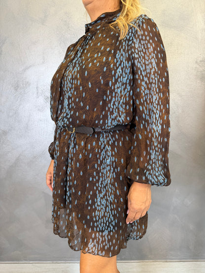 Abito Elodie Marrone/Azzurro
