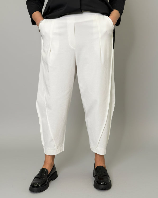 Pantalone Wendy Balloon Bianco