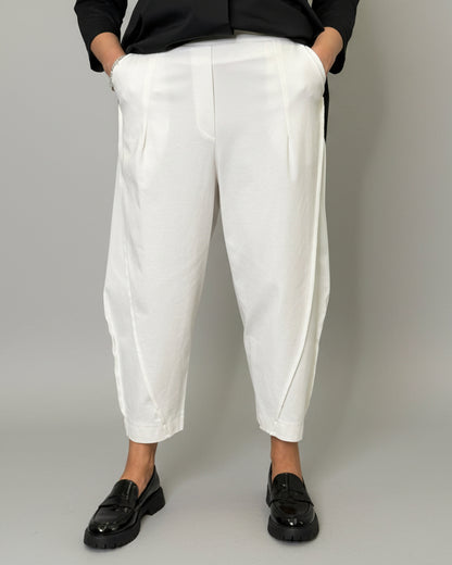 Pantalone Wendy Balloon Bianco