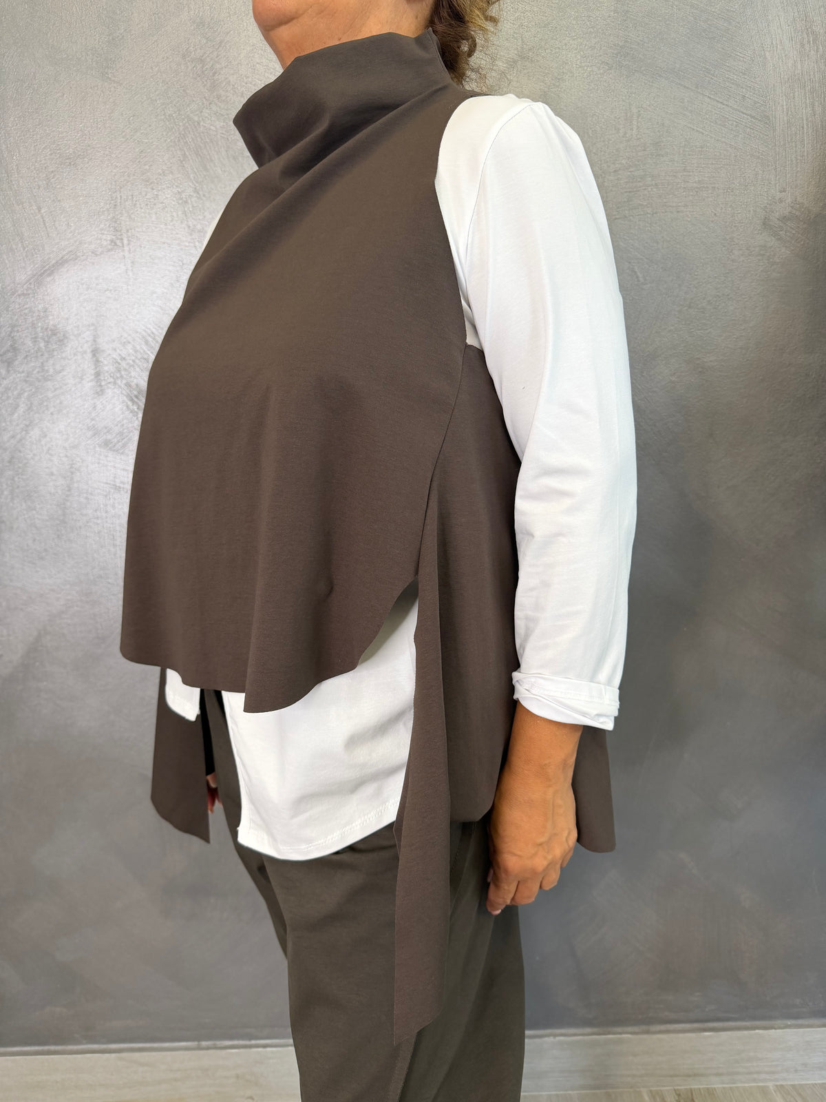 Gilet Wendy Marrone