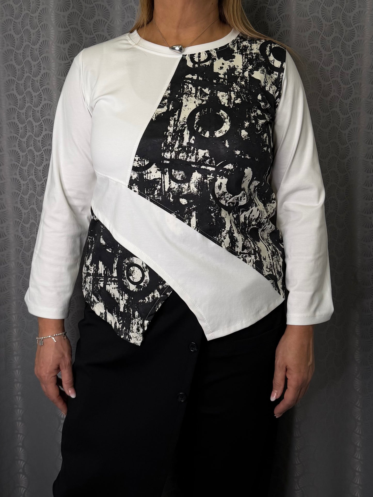 Maglia 158C Asia Bianca/Nera