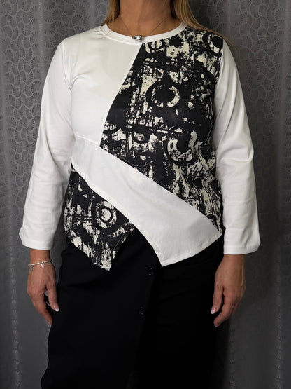 Maglia 158C Asia Bianca/Nera