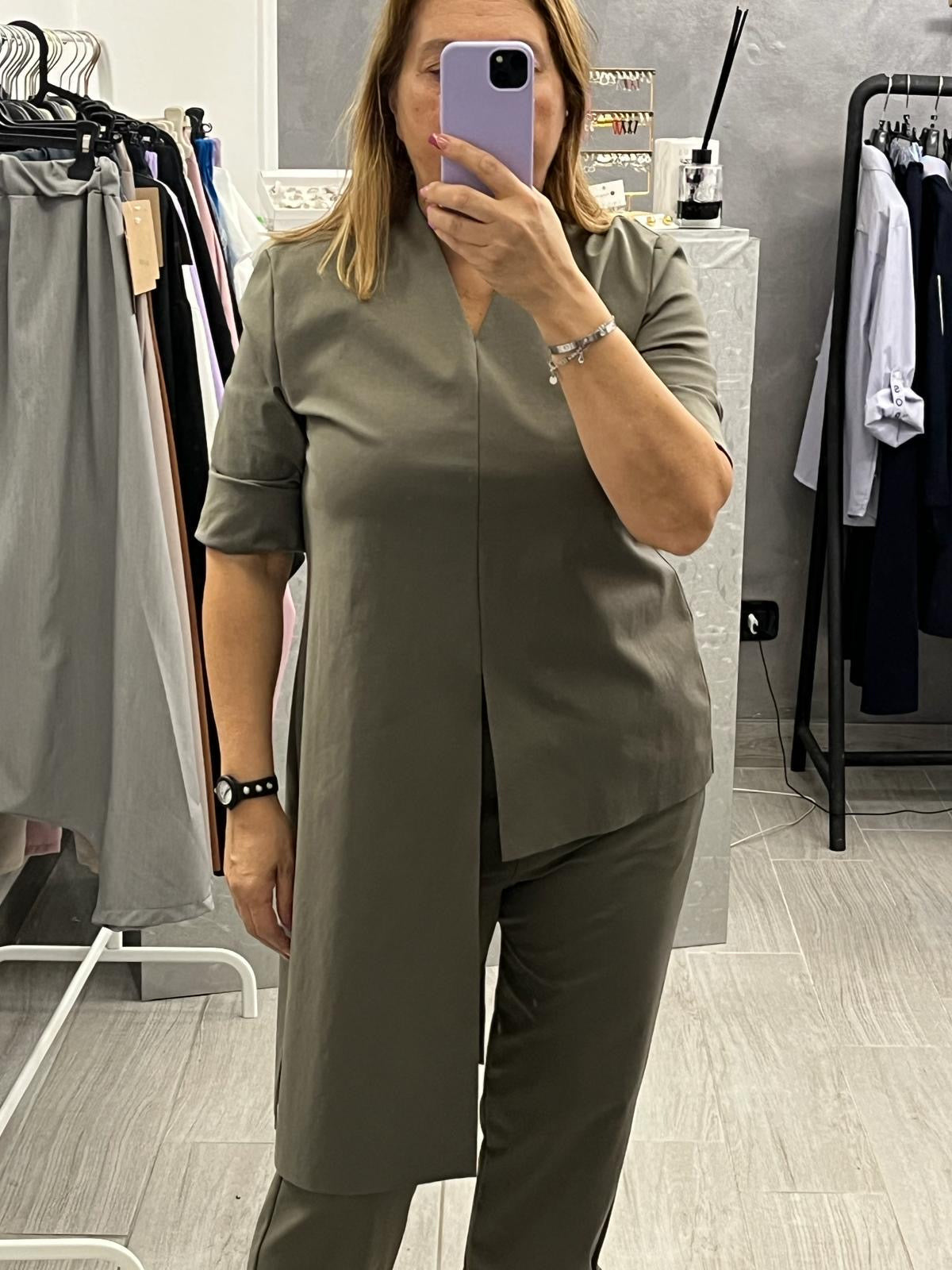 Casacca Sun Ari Verde Militare