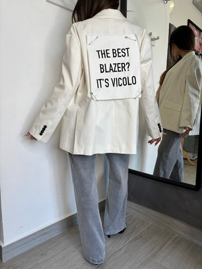 Giacca Bianca Vicolo