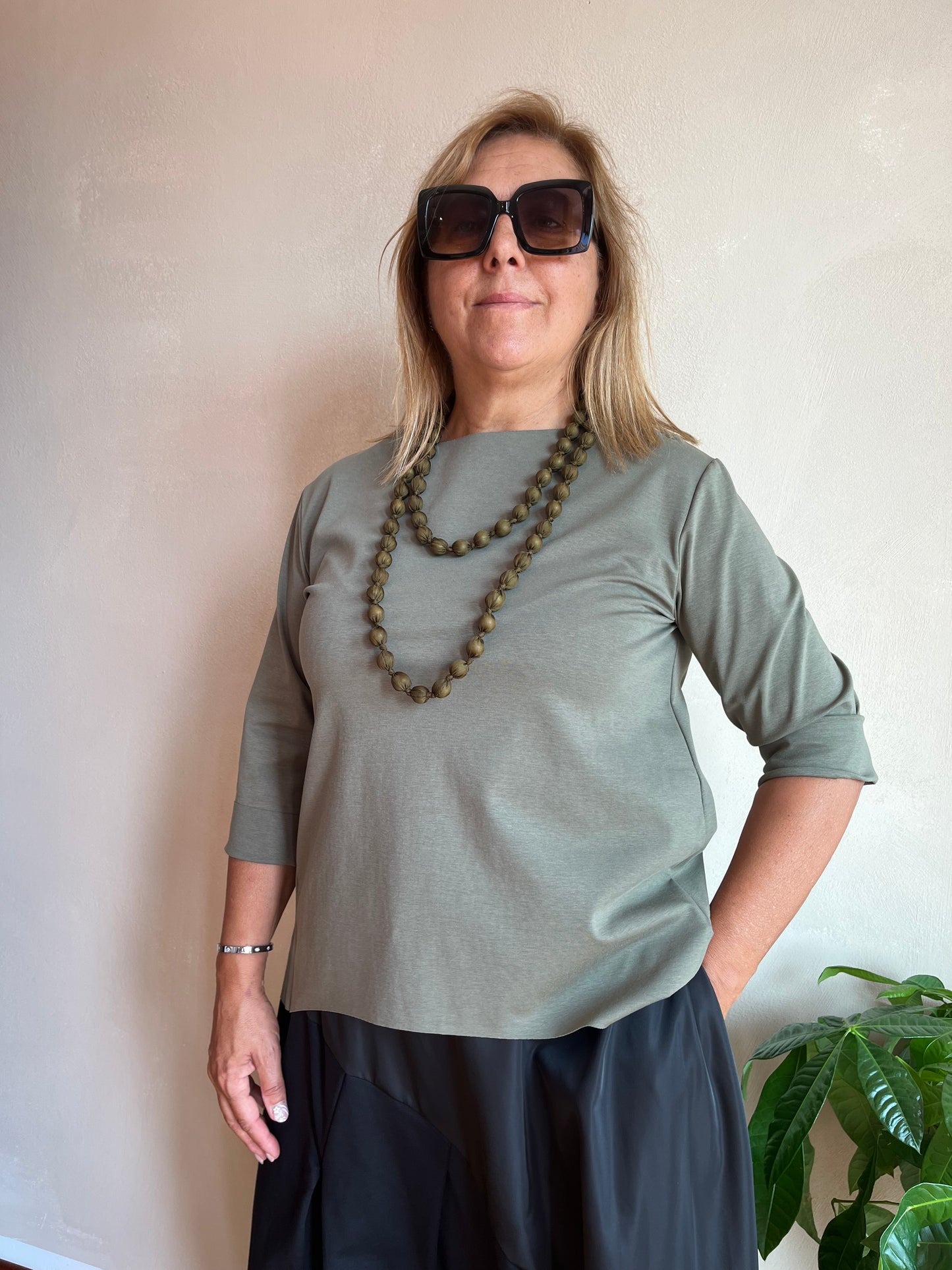 Maglia Wendy Ambra Verde Militare