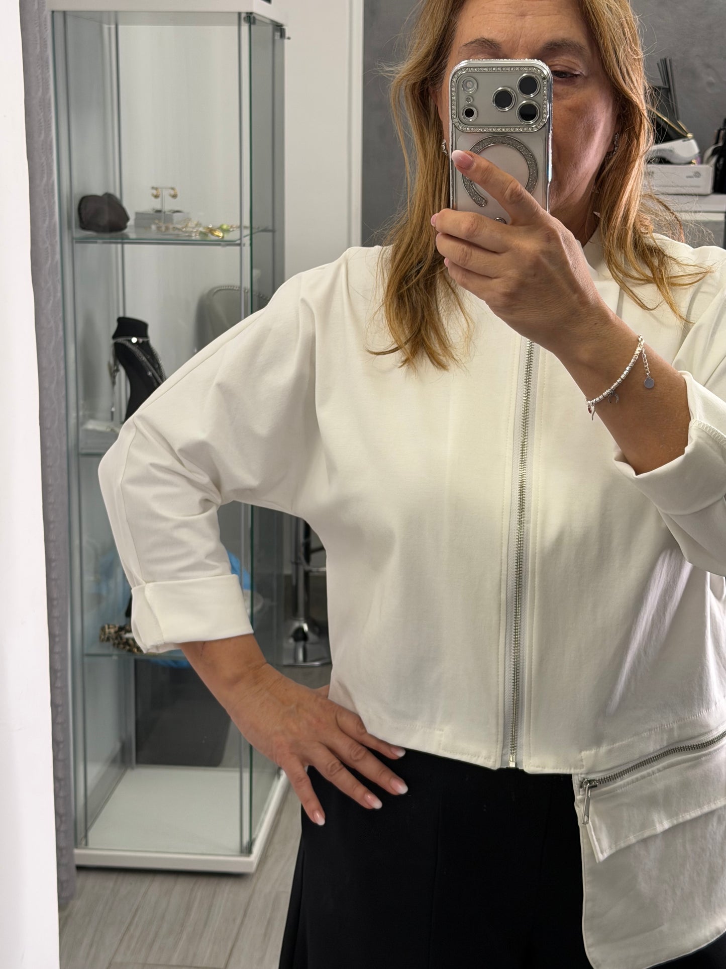 Giacca Sun Leo Bianca