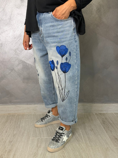 Jeans Wendy Papavero Blu
