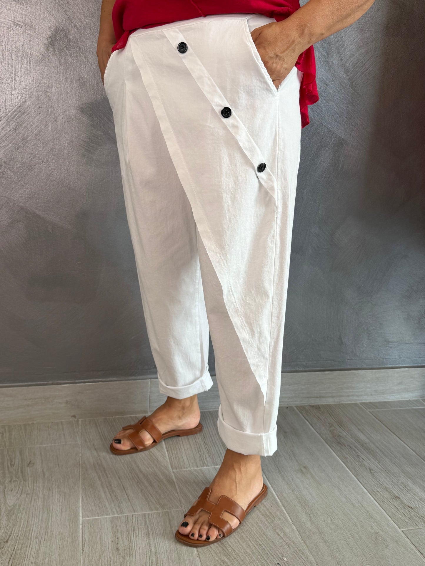 Pantalone 158C Daiana Summer Bianco