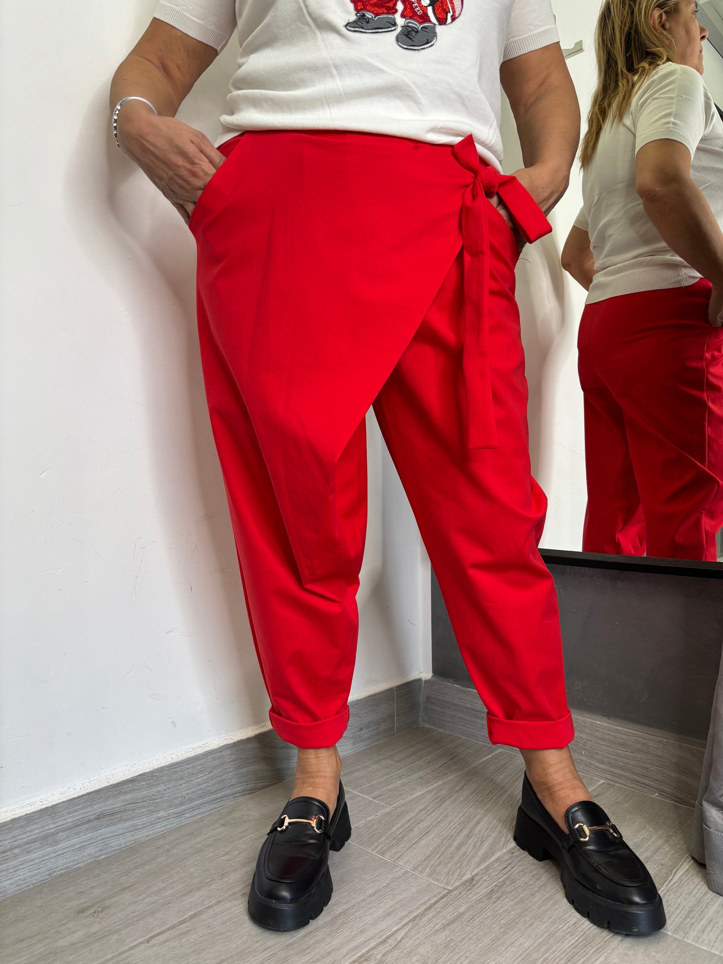 Pantalone Sun Pareo Spring Rosso